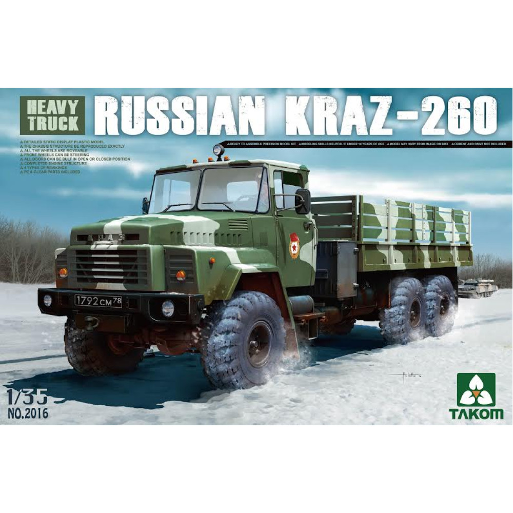 Heavy Truck Russian KRAZ-260  1/35 Takom 2016