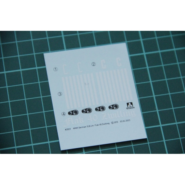 German 12,8 cm Flak 40 Zwilling  1/35 Takom 2023