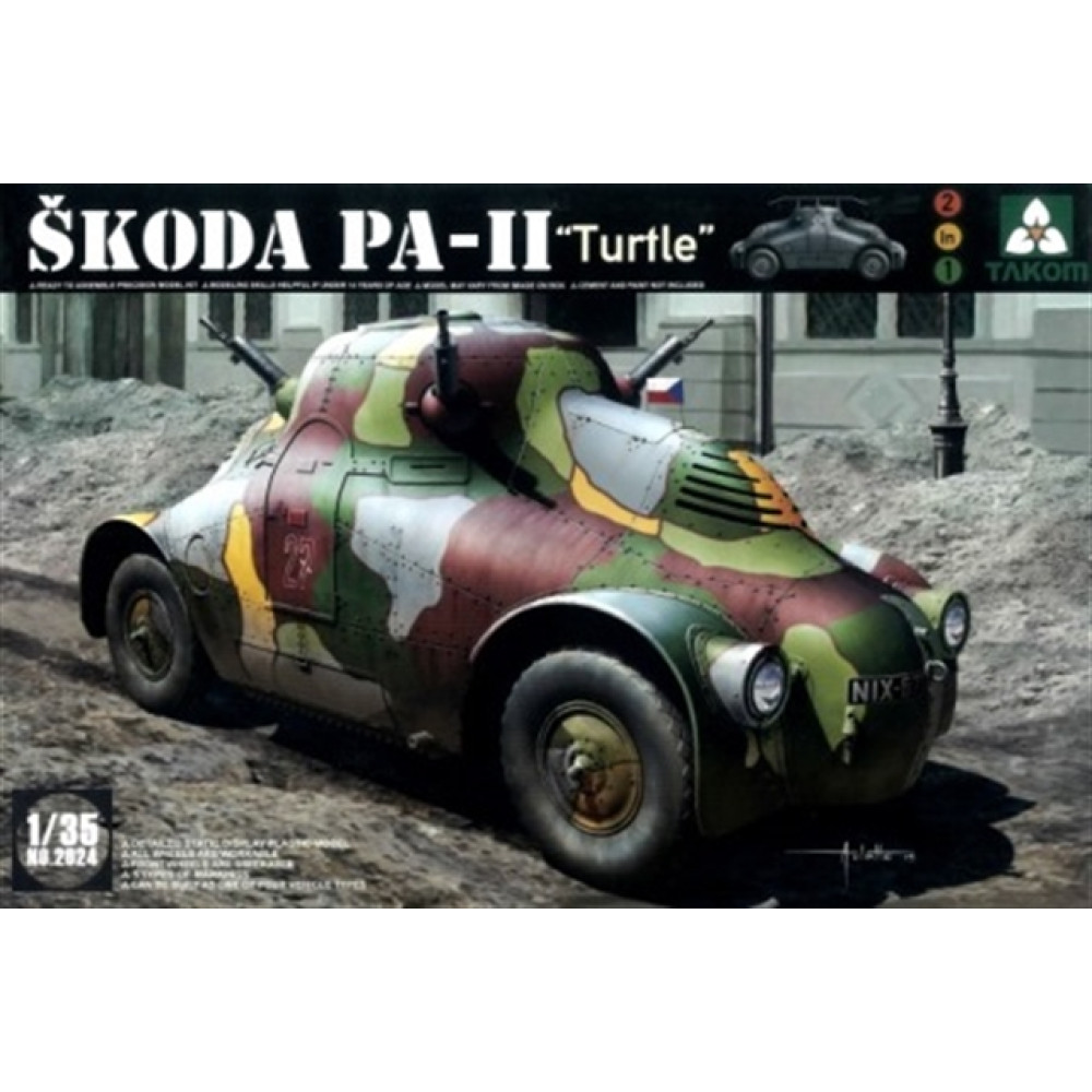 Skoda PA-II ( Turtle )  1/35 Takom 2024