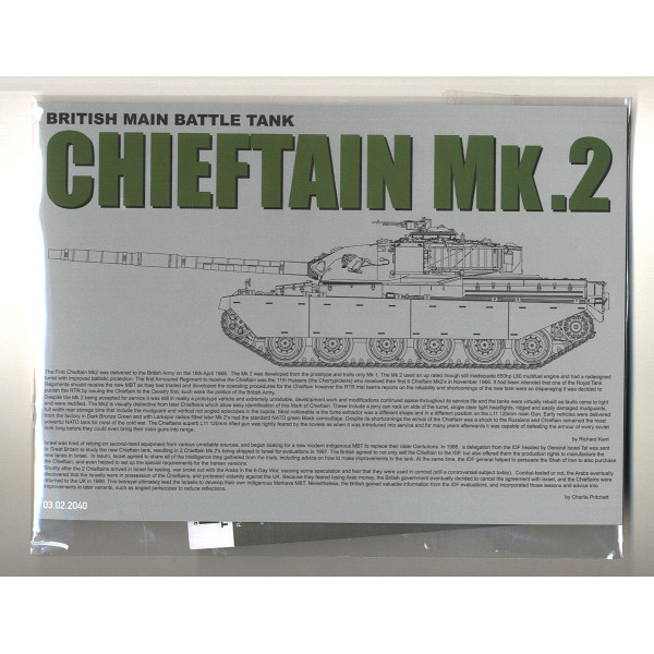 British MBT Chieftain Mk.2  1/35 Takom 2040