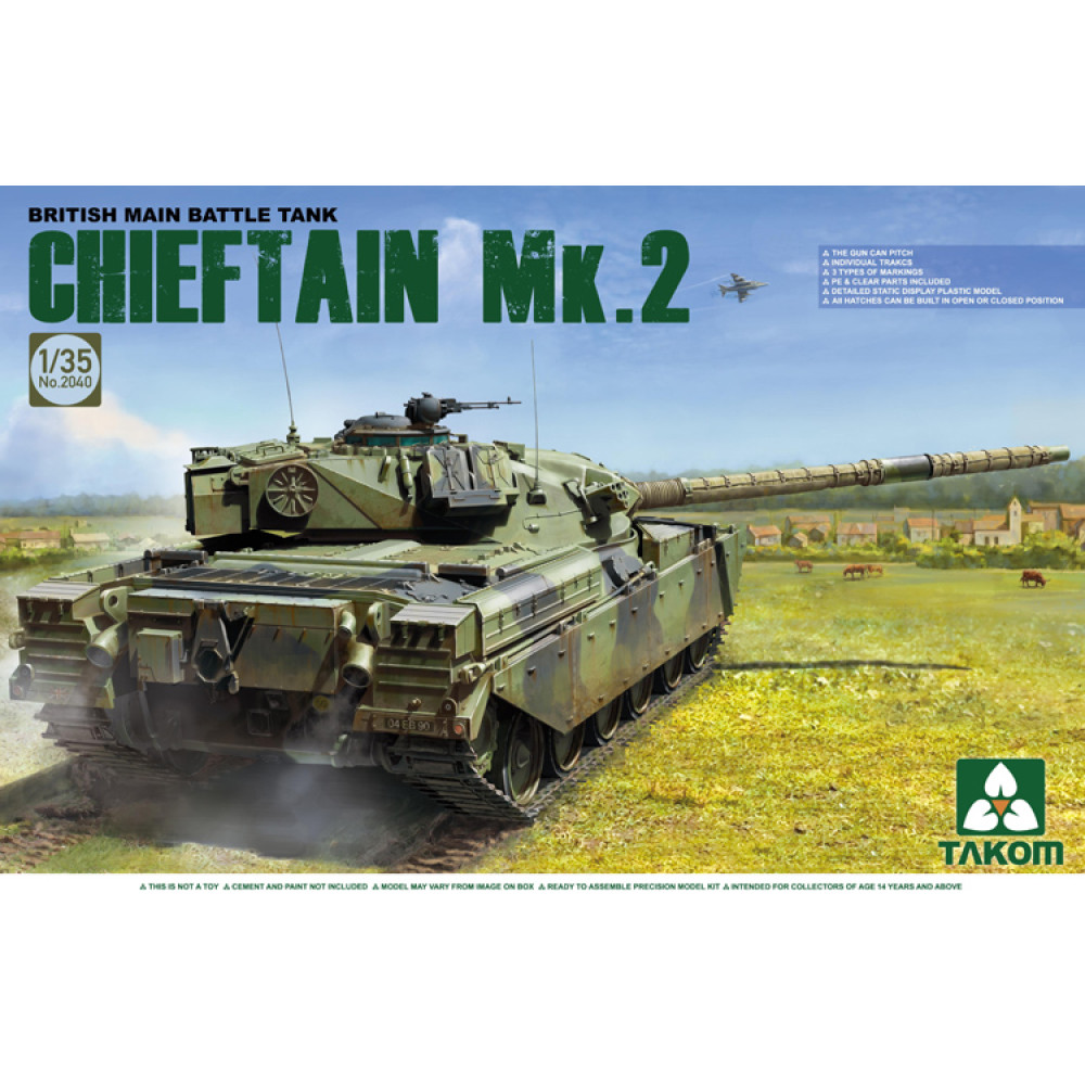 British MBT Chieftain Mk.2  1/35 Takom 2040