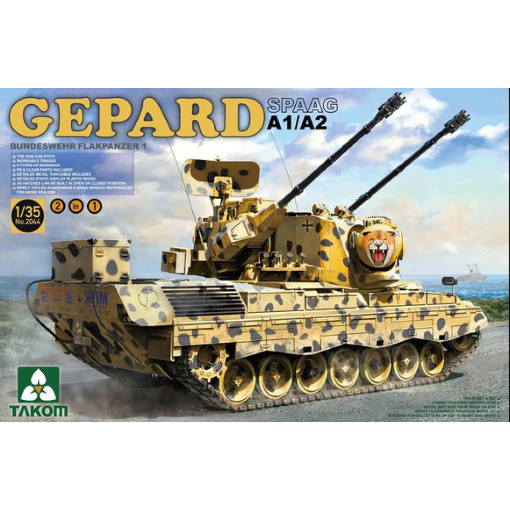 Flackpanaer 1 Gepard SPAAG A1/A2  1/35 Takom 2044