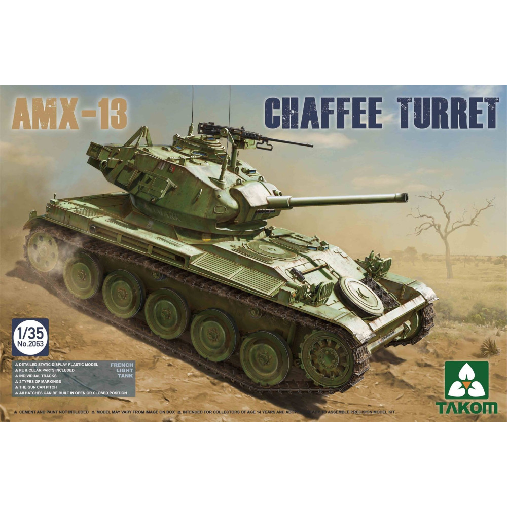AMX-13 Chaffee Turret  1/35 Takom 2063