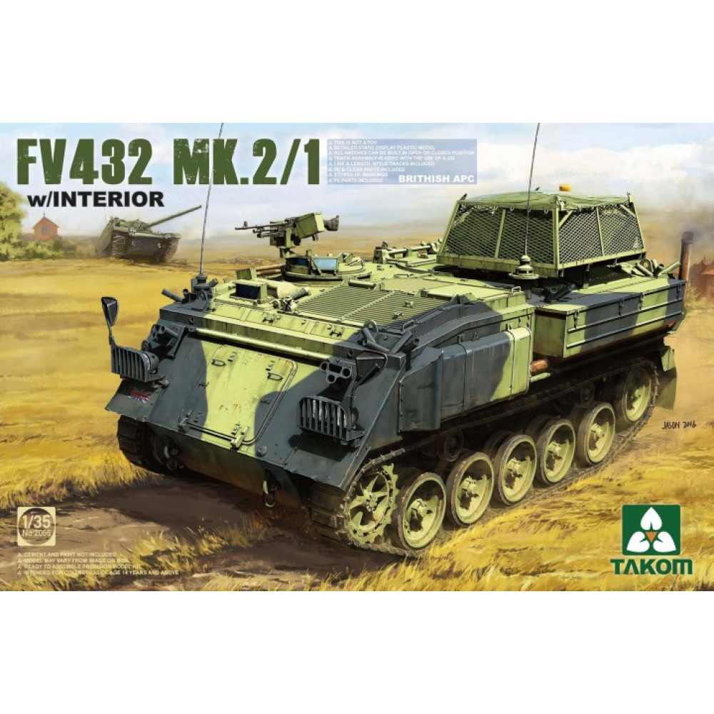FV432 Mk2/1 British APC with Interior 1/35 Takom 2066