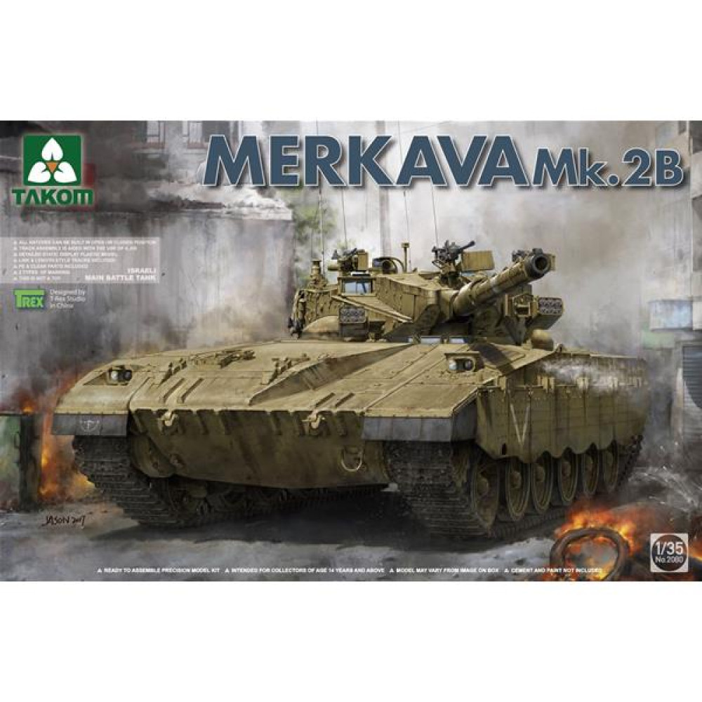 Israeli MBT Merkava Mk.2b  1/35 Takom 2080