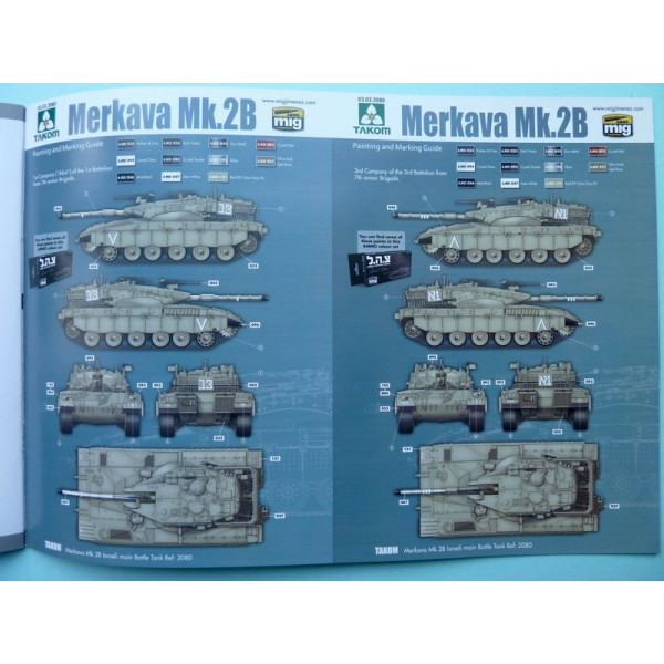  Israeli MBT Merkava Mk.2b  1/35 Takom 2080