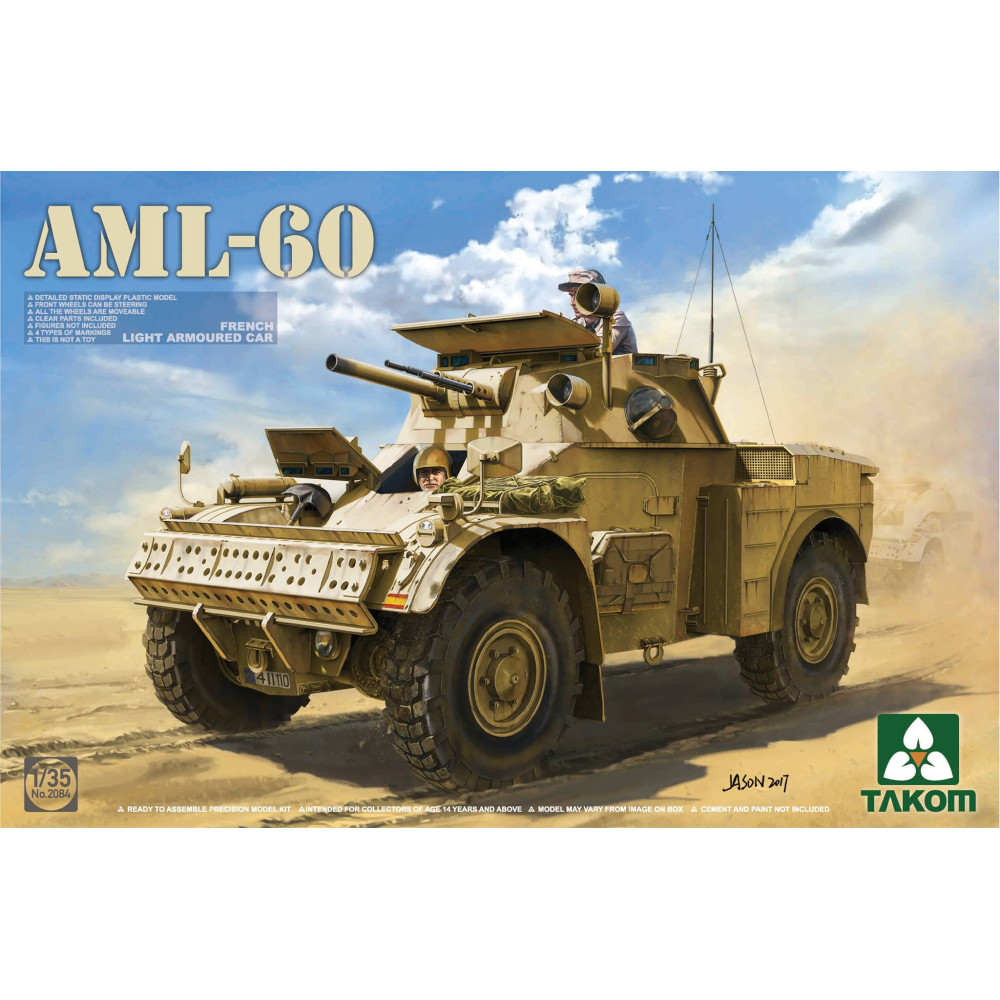 French Light Armored Car AML-60  1/35 Takom 2084