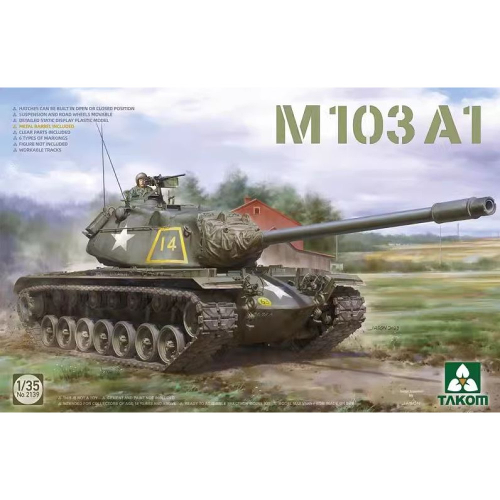 M103 A1 American heavy tank 1/35 Takom 2139