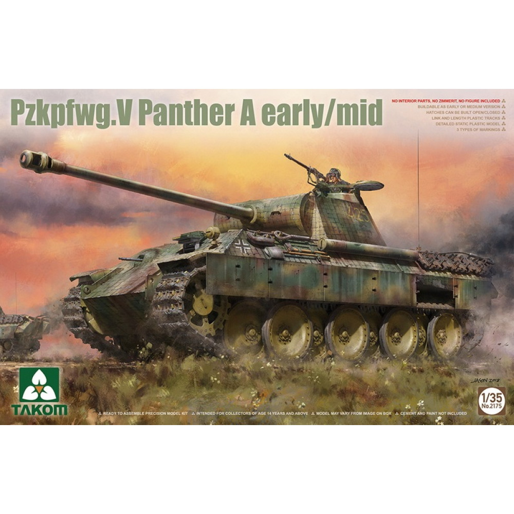 Pzkpfwg.V Panther A Early/Mid 1/35 Takom 2175