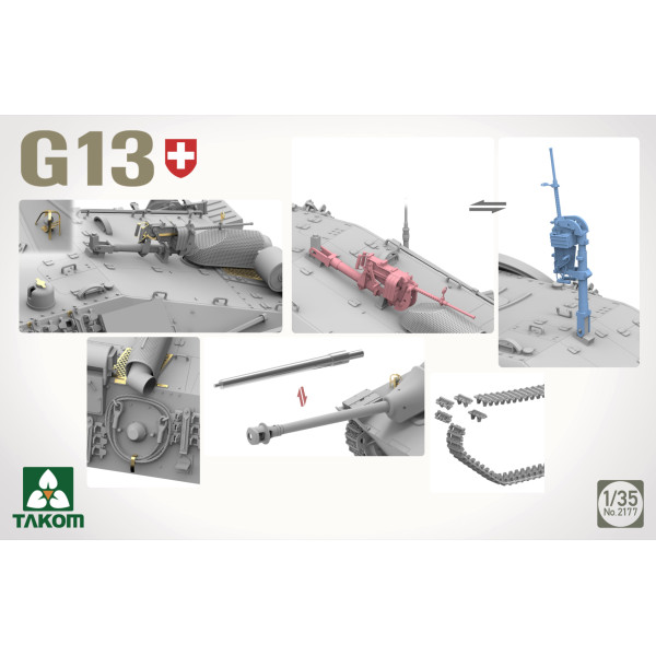 Swiss Pzj G13 "Hetzer"  1/35 Takom 2177