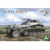 Sd.Kfz.250/1 German light half-track armored personnel carrier 1/35 Takom 2184