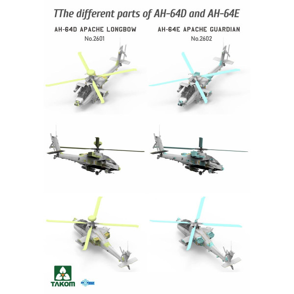AH-64E Apache Guardian   1/35 Takom 2602