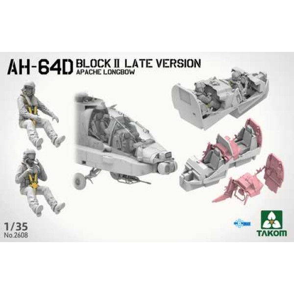 AH-64D Apache Block II Late Version Attack Helicopter  1/35 Takom 2608  