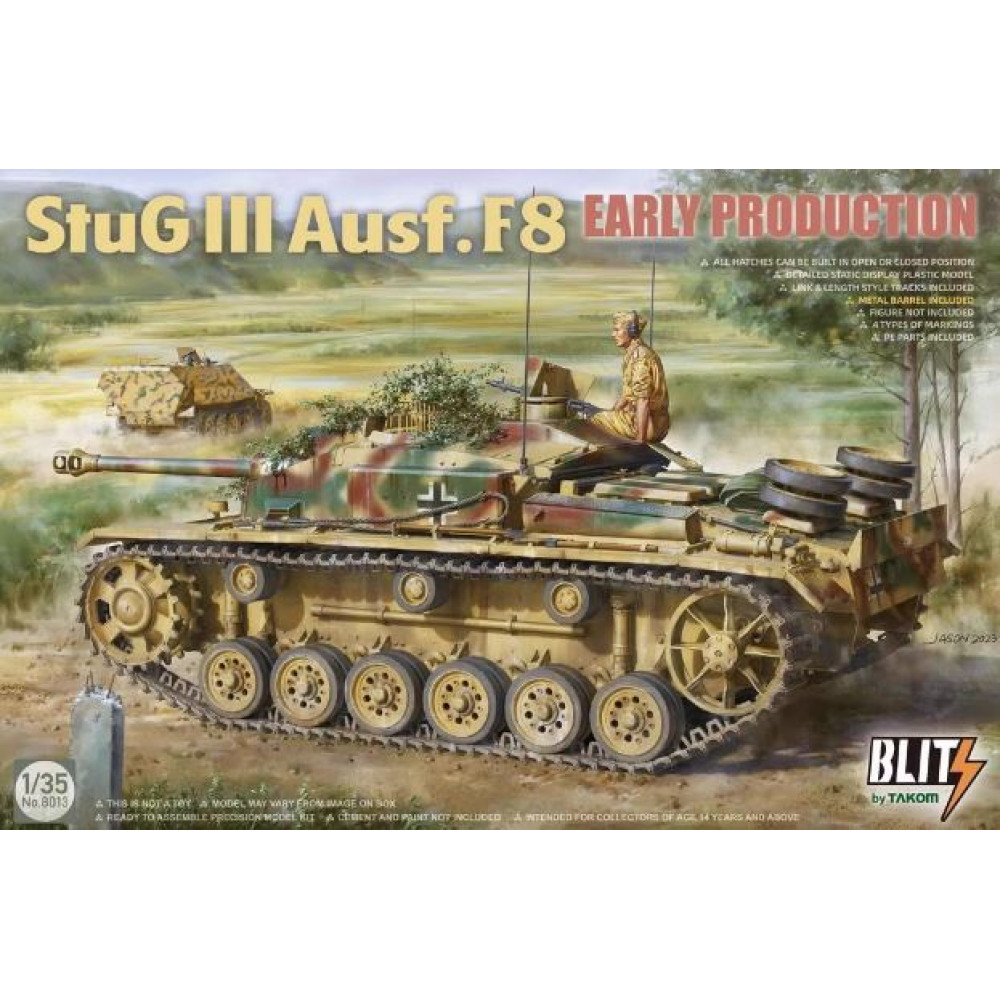 StuG III Ausf.F8 Early Prodution 1/35 Takom 8013