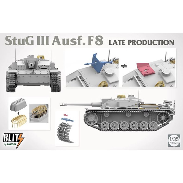 StuG III Ausf.F8 Late Prodution 1/35 Takom 8014