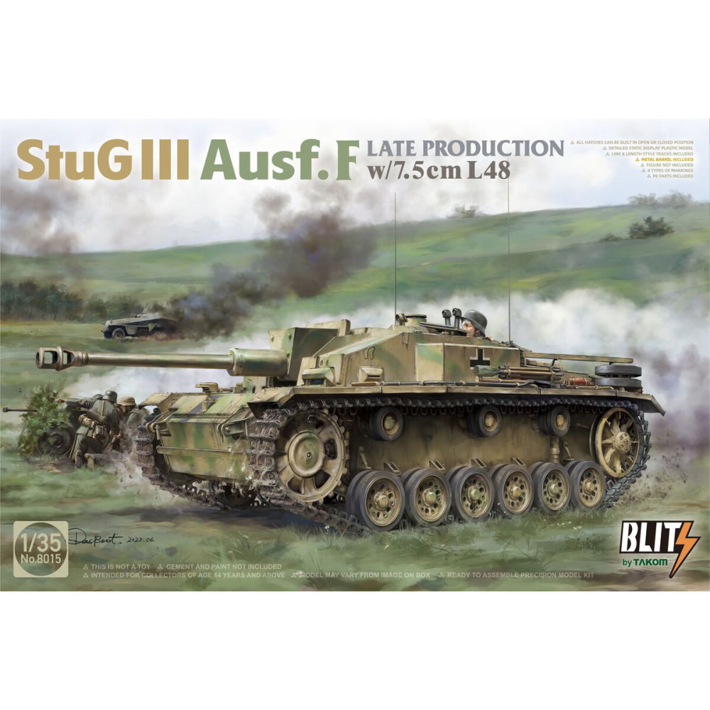 StuG.III Ausf.F mit 7.5cm L/48, 1/35 Takom 8015