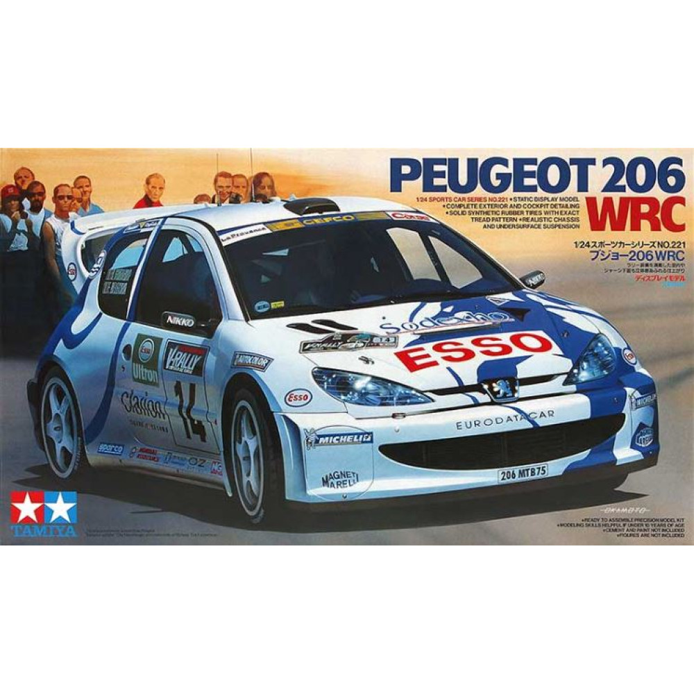 Peugeot 206 WRC  1/24 Tamiya 24221