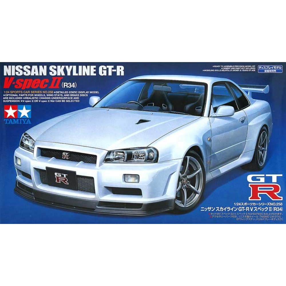 Skyline GT-R V-SpecII (R34)  1/24 Tamiya 24258