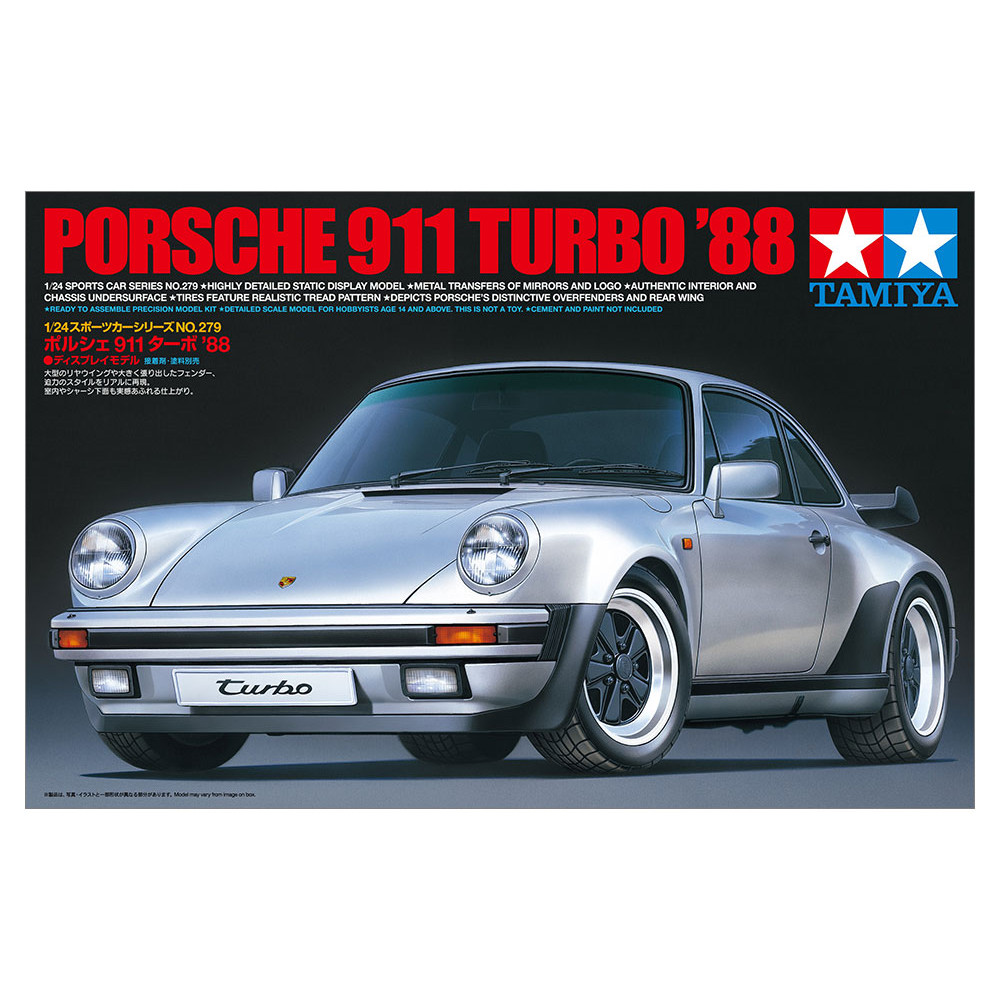  PORSCHE 911 TURBO '88  1/24 Tamiya 24279 