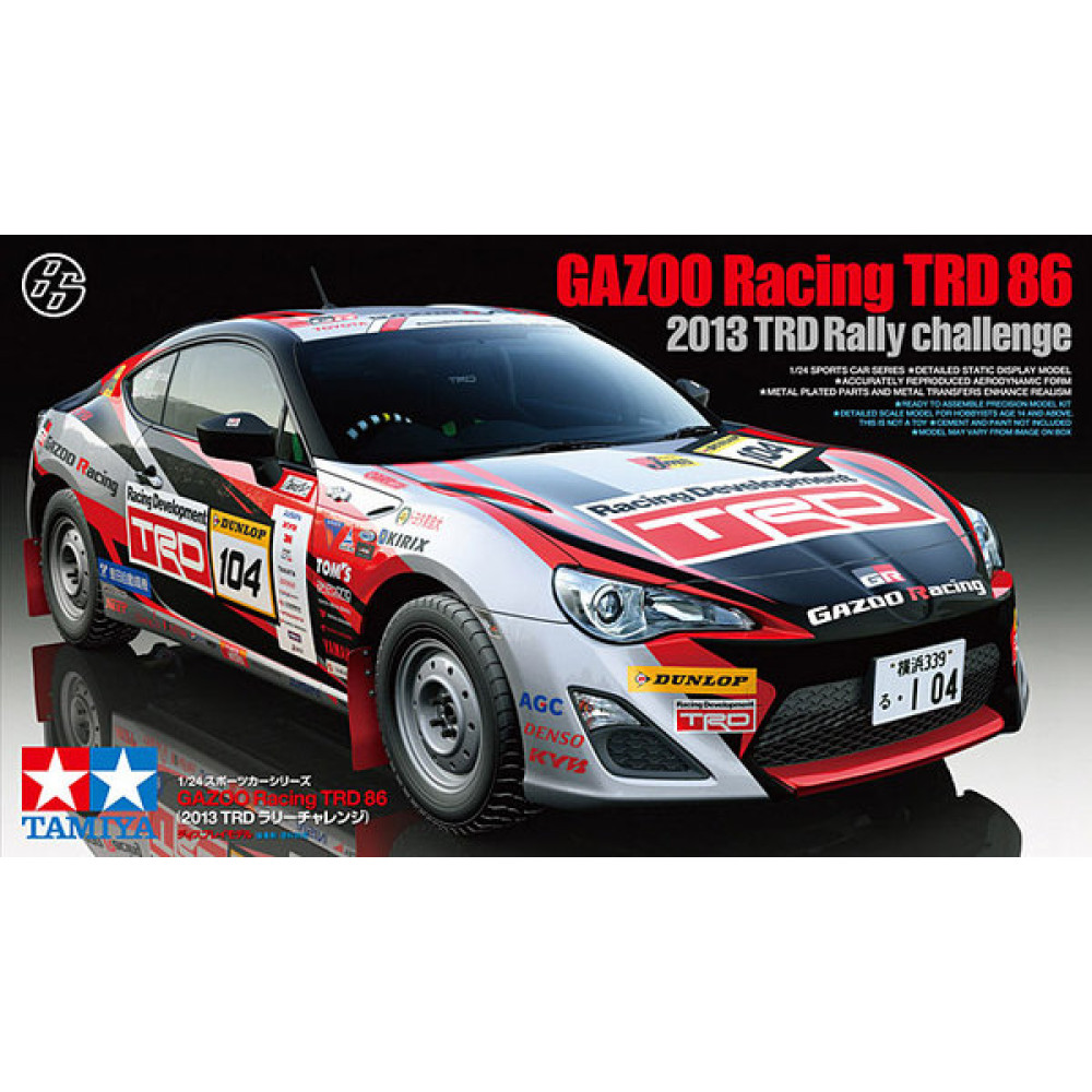 GAZOO Racing TRD 86 (2013 TRD Rally challenge) 1/24 Tamiya 24337