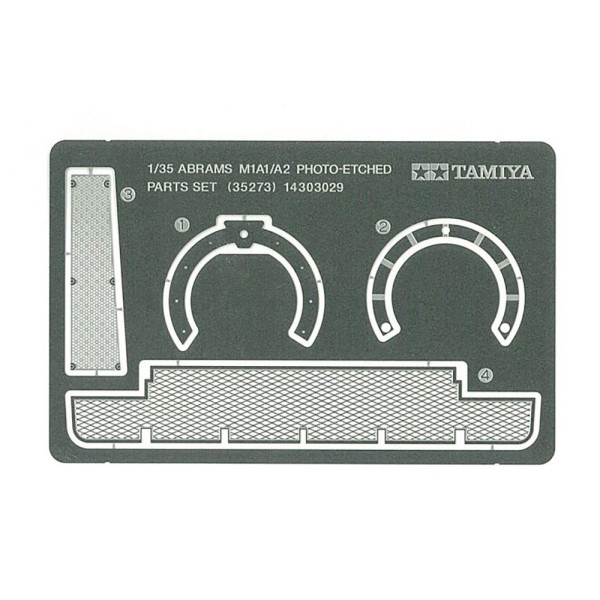 American tank M1A1 Abrams "Ukraine" (Plastic model kit) 1/35 Tamiya 25216  