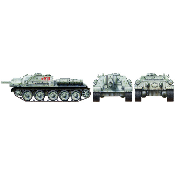 Радянська САУ СУ-122, винищувач танків 1/48 Tamiya 32527
