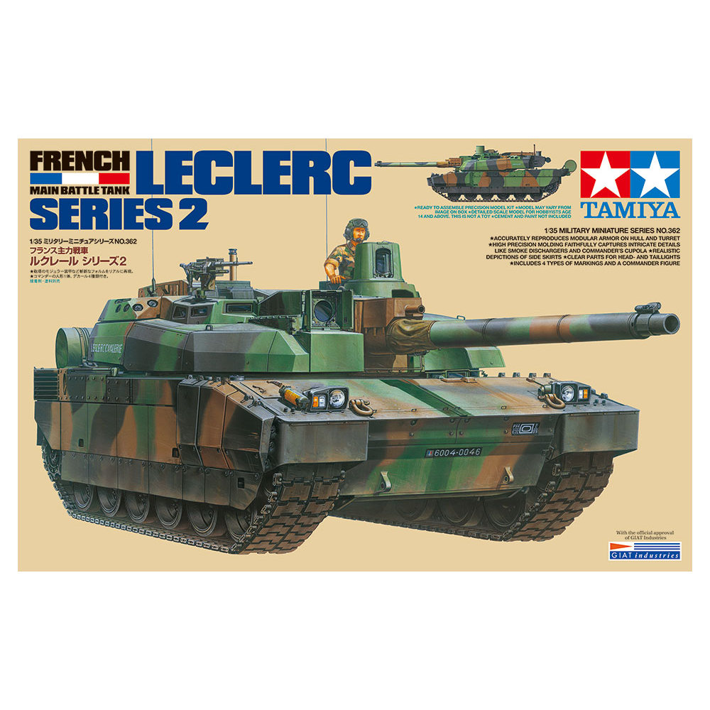 Leclerc 2nd series - French tank 1/35 Tamiya 35362