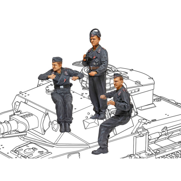 Німецький танк Panzerkampfwagen IV Ausf.F 1/35 Tamiya 35374