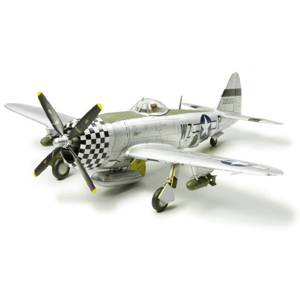 P-47D Thunderbolt "Bubbletop" - American fighter-bomber 1/72 Tamiya 60770