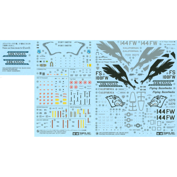 F-16C (Block 25/32) Fighting Falcon, 1/48 Tamiya 61101 