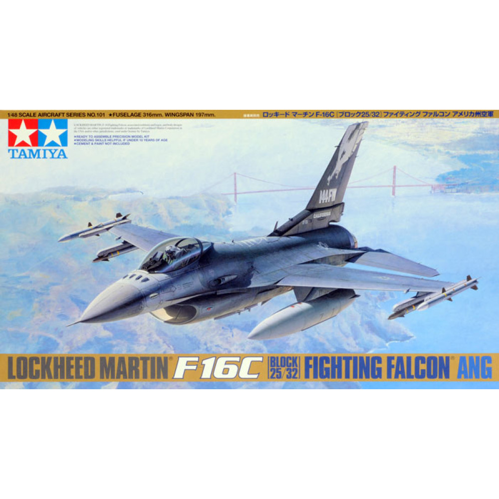 F-16C (Block 25/32) Fighting Falcon, 1/48 Tamiya 61101 