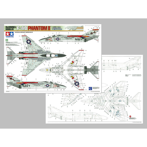 F-4B Phantom II McDonnell Douglas - американський винищувач   1/48 Tamiya 61121