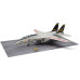 F-14A Tomcat (пізній) з фігурами  - американський винищувач   1/48 Tamiya 61122