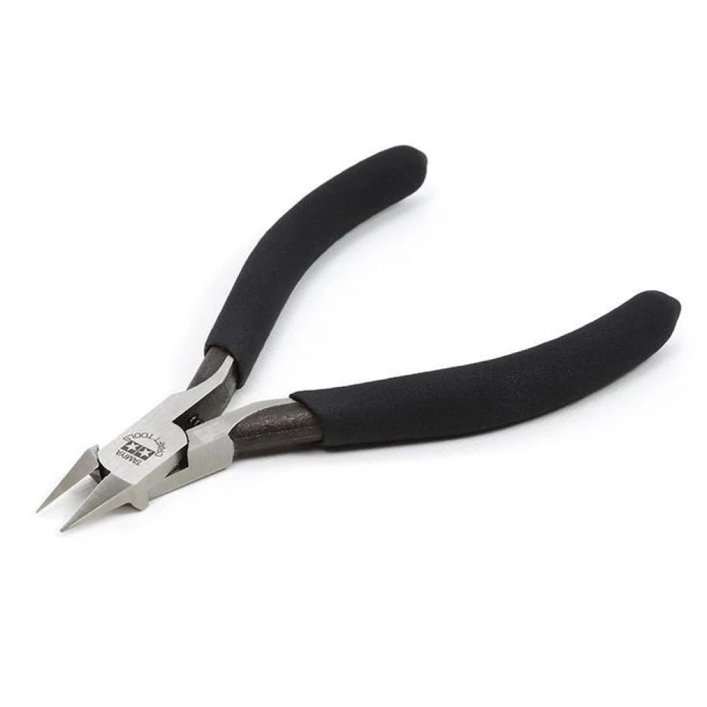 Craft Tools Sharp Pointed Side Cutter for Plastic (Slim Jaw) Tamiya 74123