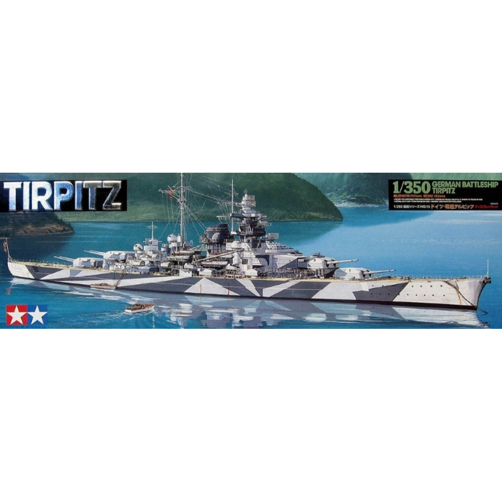 German Tirpitz Battleship Kit 1/350 Tamiya 78015