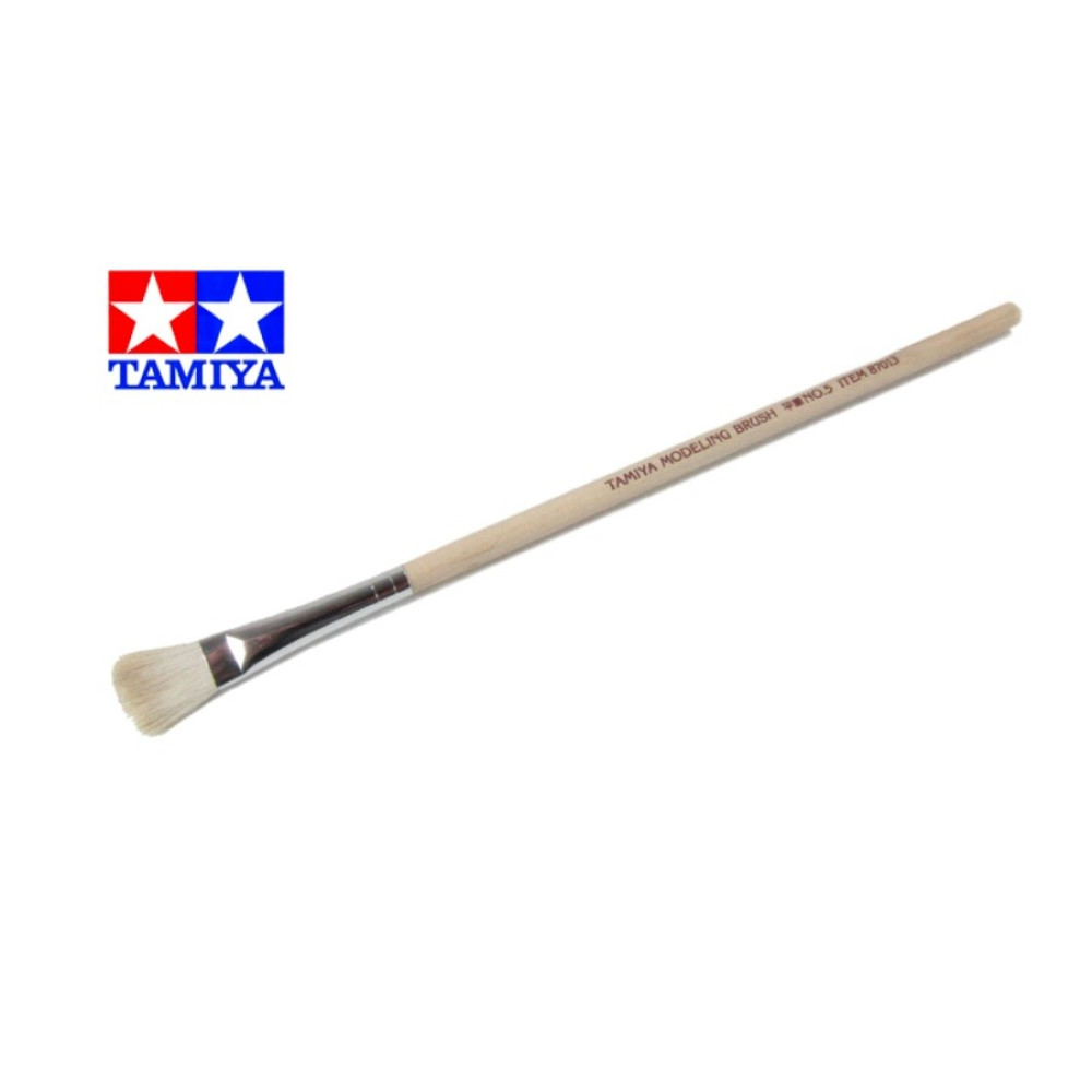 Wide brush No.5 (horsehair, wood handle) Tamiya 87013