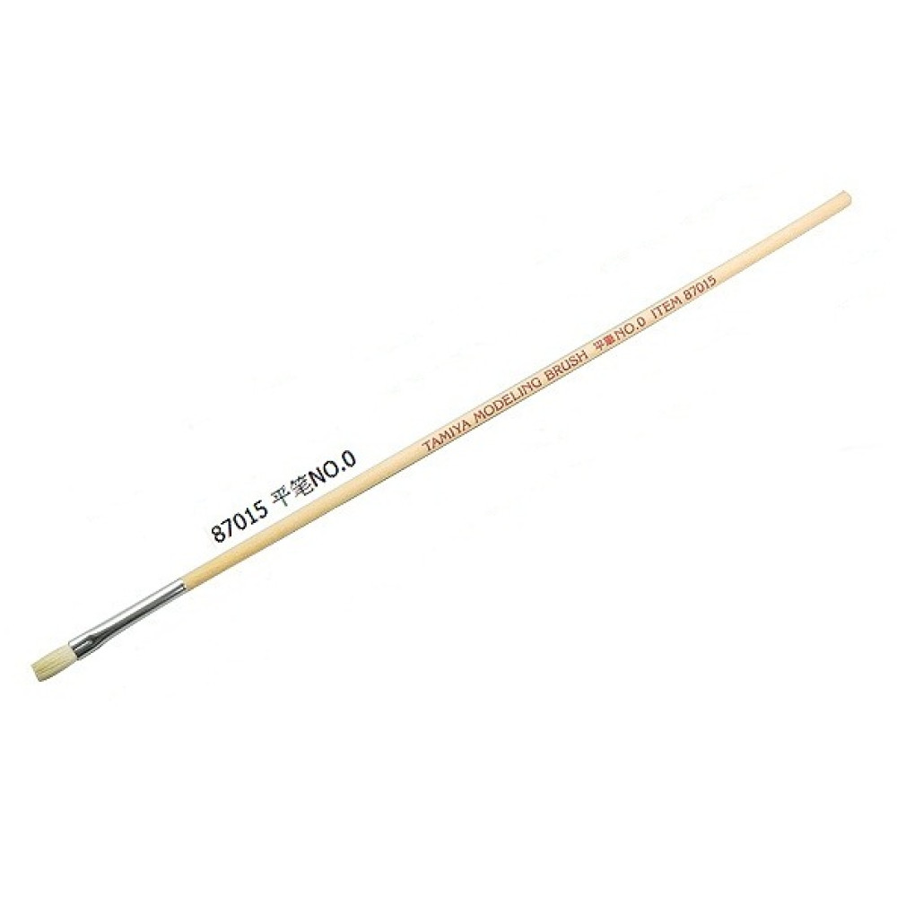 Wide brush No.0 (horsehair, wood handle) Tamiya 87015
