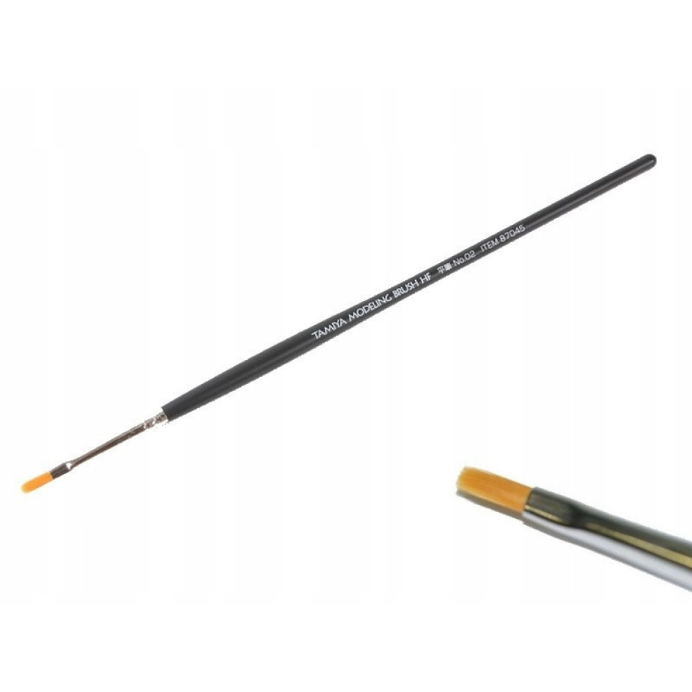 High Finish Flat Brush No.02 Tamiya 87045