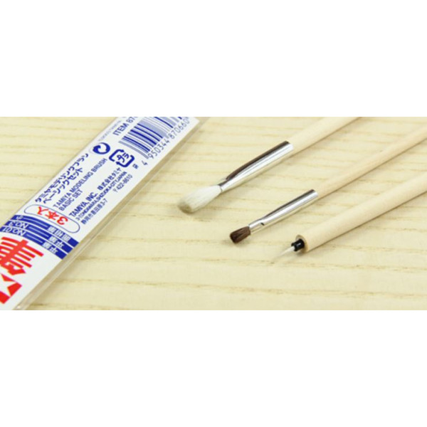 Набір Пензликів базовий  Modelling Brush Set Tamiya 87066