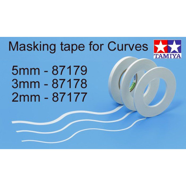 Masking Tape for Curves 5mm  Tamiya 87179