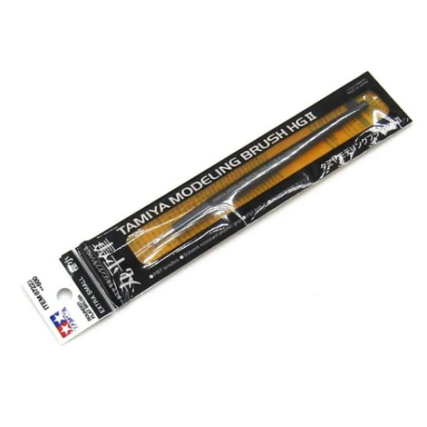 Пензель для моделювання HGII - Extra Small  закруглена плоска кисть Tamiya 87223