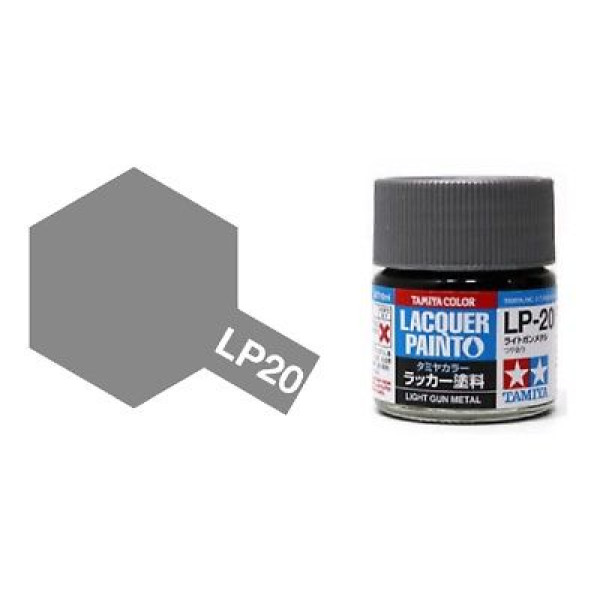 LP-20 Світлий сталевий (Light gun metal) Tamiya 10 мл