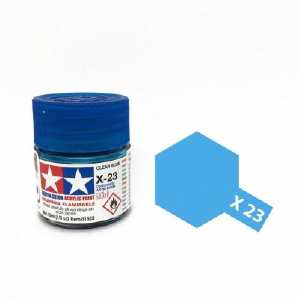 X-23 - Clear blue (gloss) Tamiya 10 ml