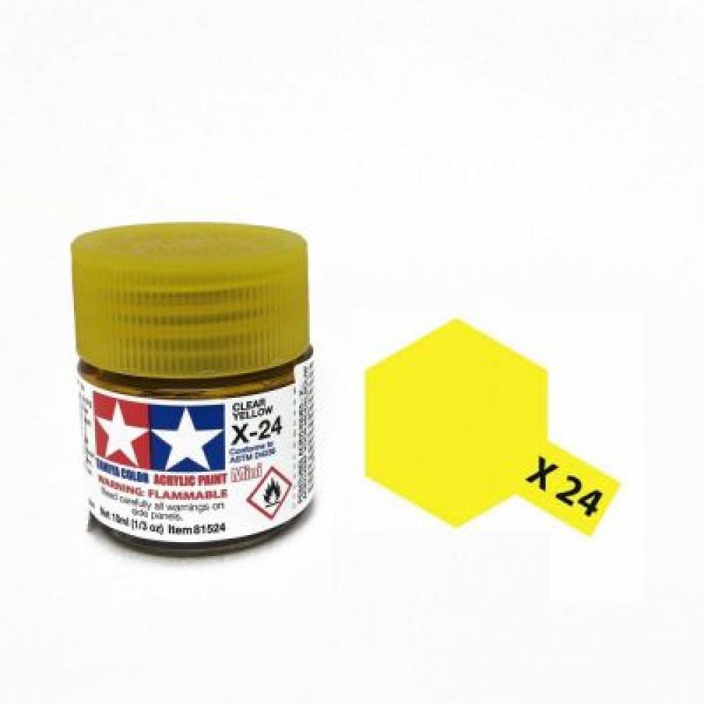X-24 - Clear yellow (gloss) Tamiya 10 ml
