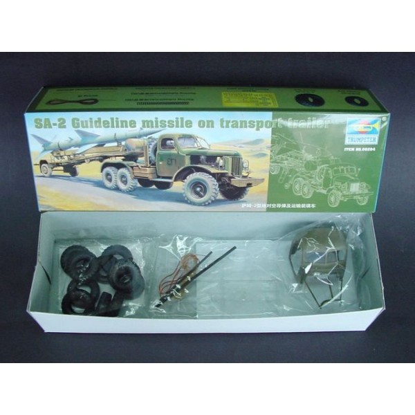 ЗІЛ 157 з ракетою С-75 (SAM-2) 1/35 Trumpeter 00204