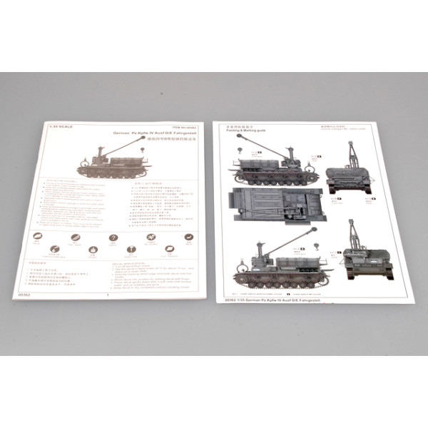 Німецький підвозчик боєприпасів Pz.Kpfw IV Ausf D / E Fahrgestell 1/35 Trumpeter 00362