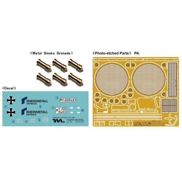 Leopard II Revolution II German MBT 1/35 Tiger Model 4628