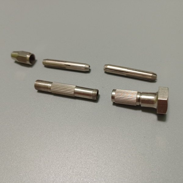 Double-sided drill 100 mm with stop and two reversible collets 0.1-3.0 mm HD-PNV-4