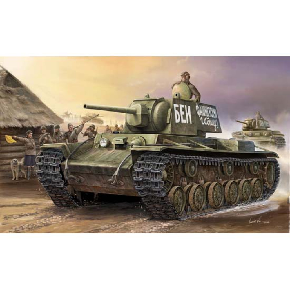  Russian KV-1 model 1941  1/35 Trumpeter 00356