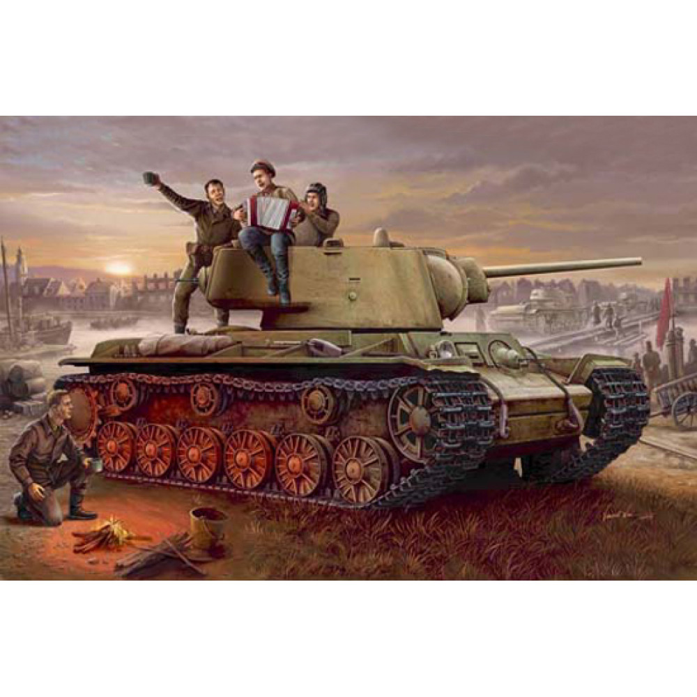 Russia KV-1 model 1942 Lightweight Cast Tank  1/35 Trumpeter 00360